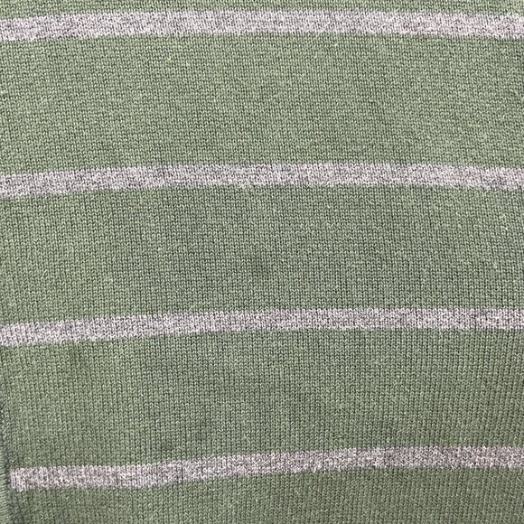 Tommy Hilfiger Men's Full Zip Sweater Jacket Size XL Forest Green Striped Casual - Picture 6 of 14
